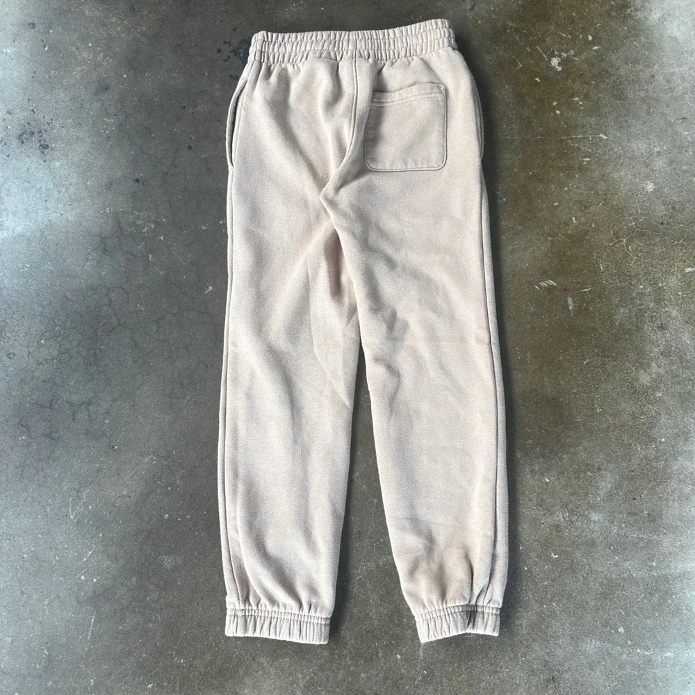 Nike 3Brand Sweatpants Kids Small Tan Excellent Russell Wilson Fleece Joggers